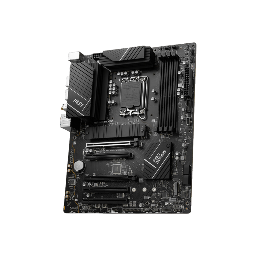 MSI PRO B760-P WIFI DDR4 Motherboard with Intel B760 Chipset and 2.5G LAN