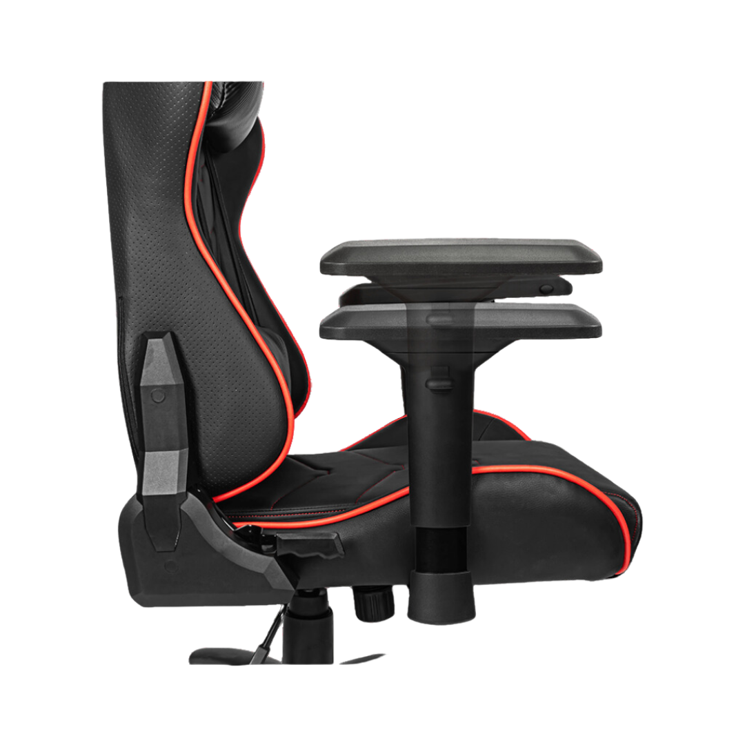 MSI Gaming Chair (Black) MAG CH120 X - Steel Base, 4D Adjustable Armrests, High-back