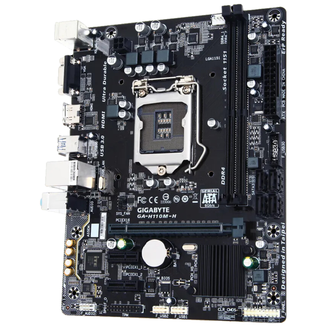 GIGABYTE GA-H110M-H Micro ATX Motherboard with Intel H110 Chipset