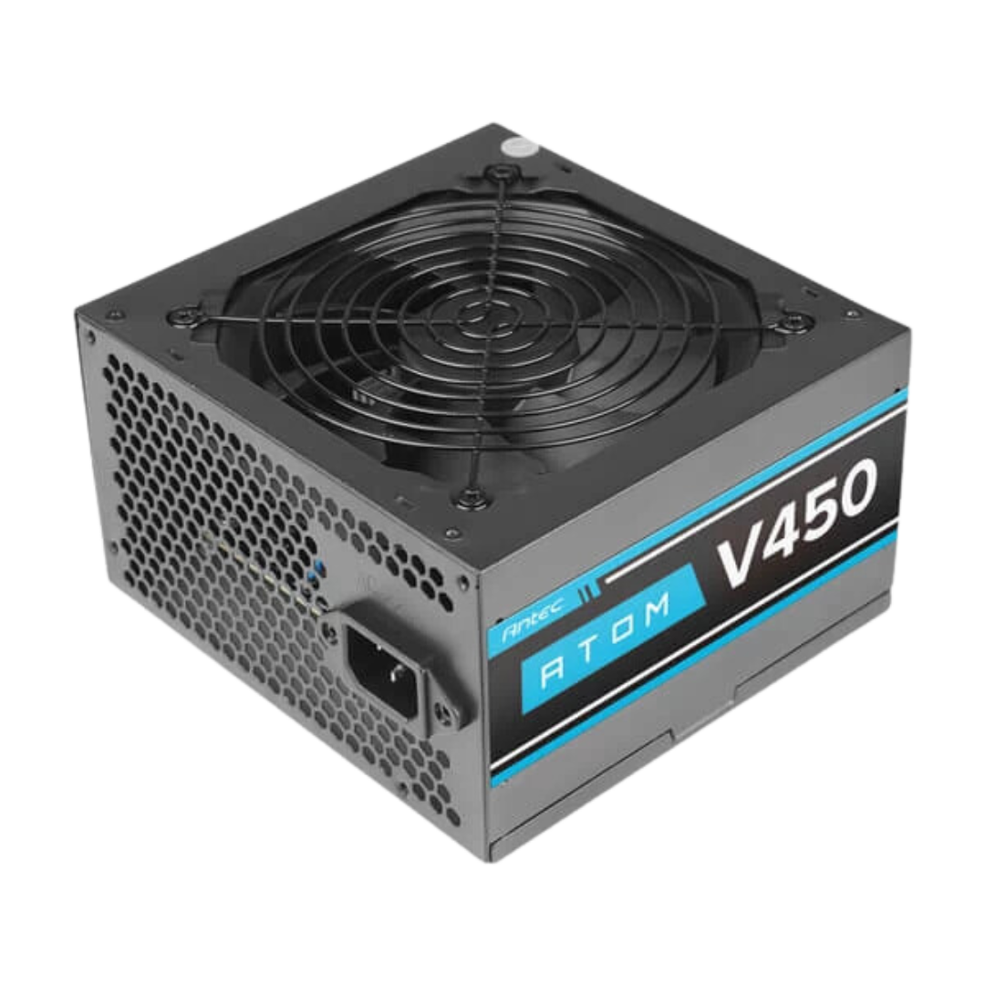 Antec Atom V450 450W Power Supply - ATX, 230V Input, OVP,OCP,SCP,NLO protection, 120mm Silent Fan