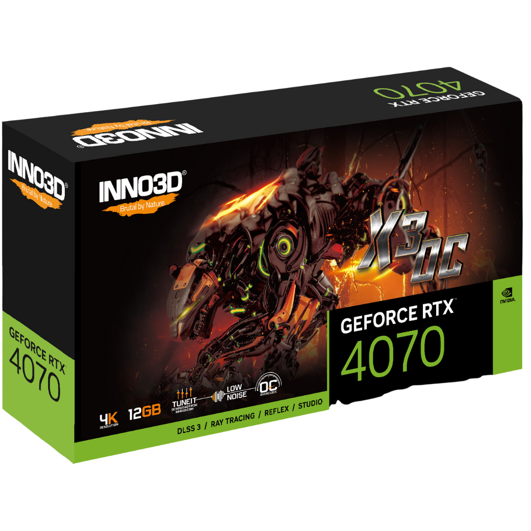 Inno3d Geforce RTX 4070 X3 OC 12GB GDDR6X Graphic Card