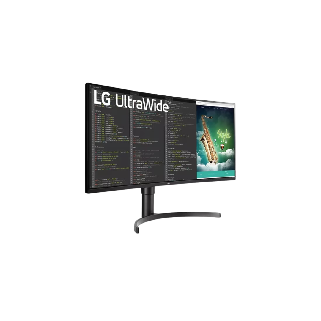 LG UltraWide 35WN75C Curved Monitor with 3440 x 1440 Resolution and 21:9 Aspect Ratio