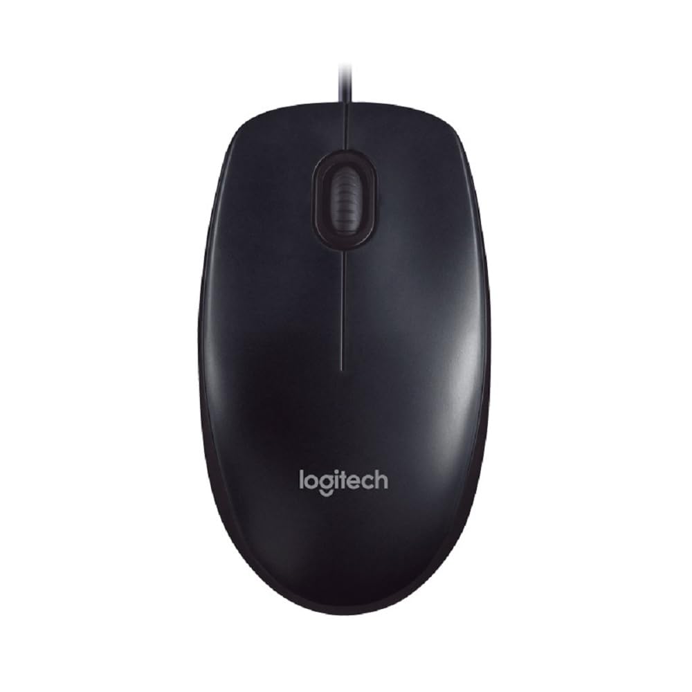 Logitech M90 USB Optical Mouse 1000 DPI - Black