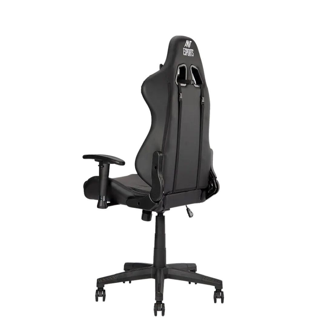 Ant Esports Carbon Gaming Chair Black - Adjustable Lumbar Support, 150-Degree Tilt, 4D Armrests