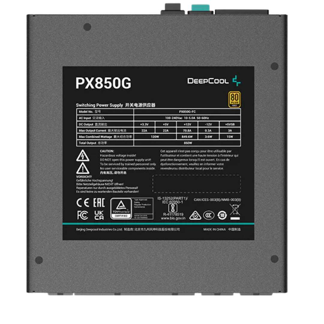 Deepcool PX850G UK Fully Modular 80+ Gold ATX PSU