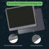 PORTRONICS Ruffpad 15" Re-Writable Writing Pad | Monocolor LCD | One-Tap Erase | 15 Inches Screen | Smart Lock