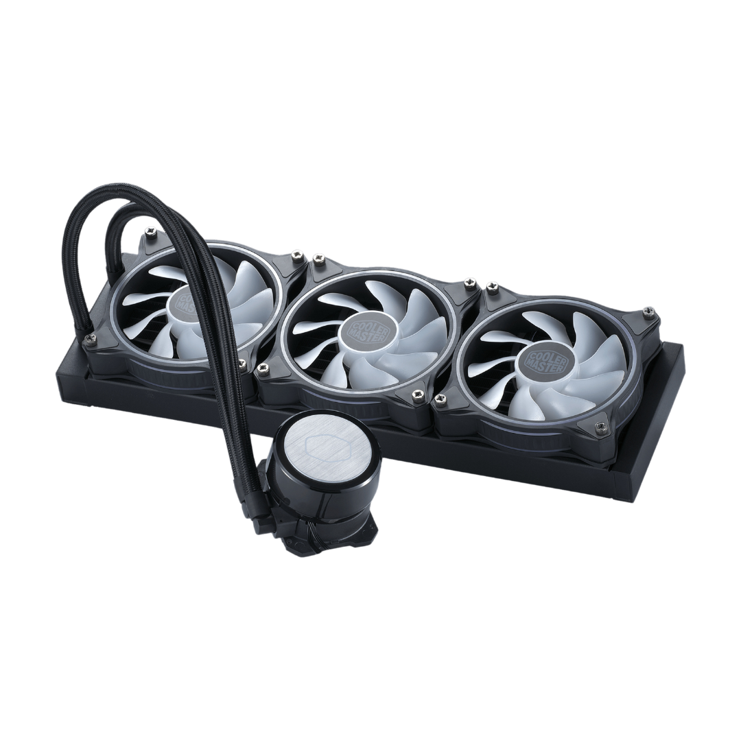 Cooler Master ML360 Illusion Liquid Cooler - Addressable Gen 2 RGB LED, Aluminum Radiator, 3-Pin Pump Connector, 3 Years Warranty