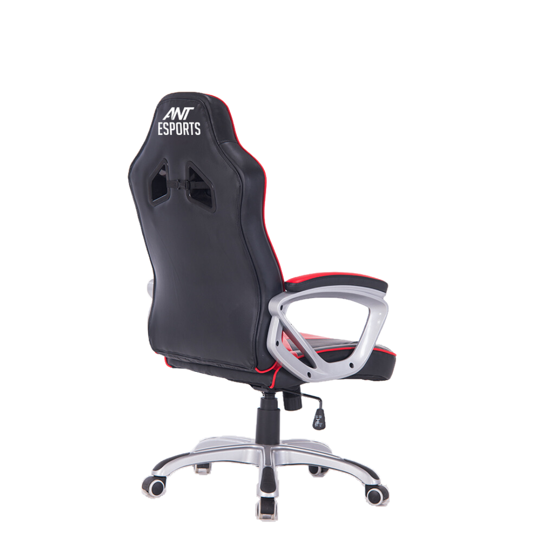 Ant Esports 8077-RED Gaming Chair with Metal Frame and Butterfly Mechanism, 90-135 Degree Adjustable Backrest