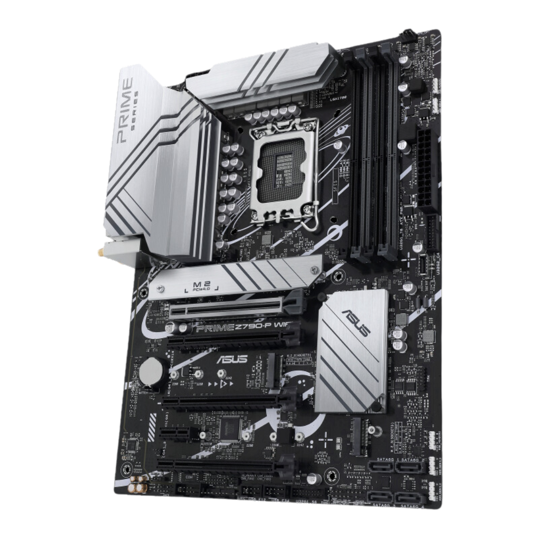 ASUS PRIME Z790-P-WF-CSM ATX Motherboard with Intel Socket LGA1700, Intel Z790 Chipset, and DDR5 7200+ (OC) Memory Slots