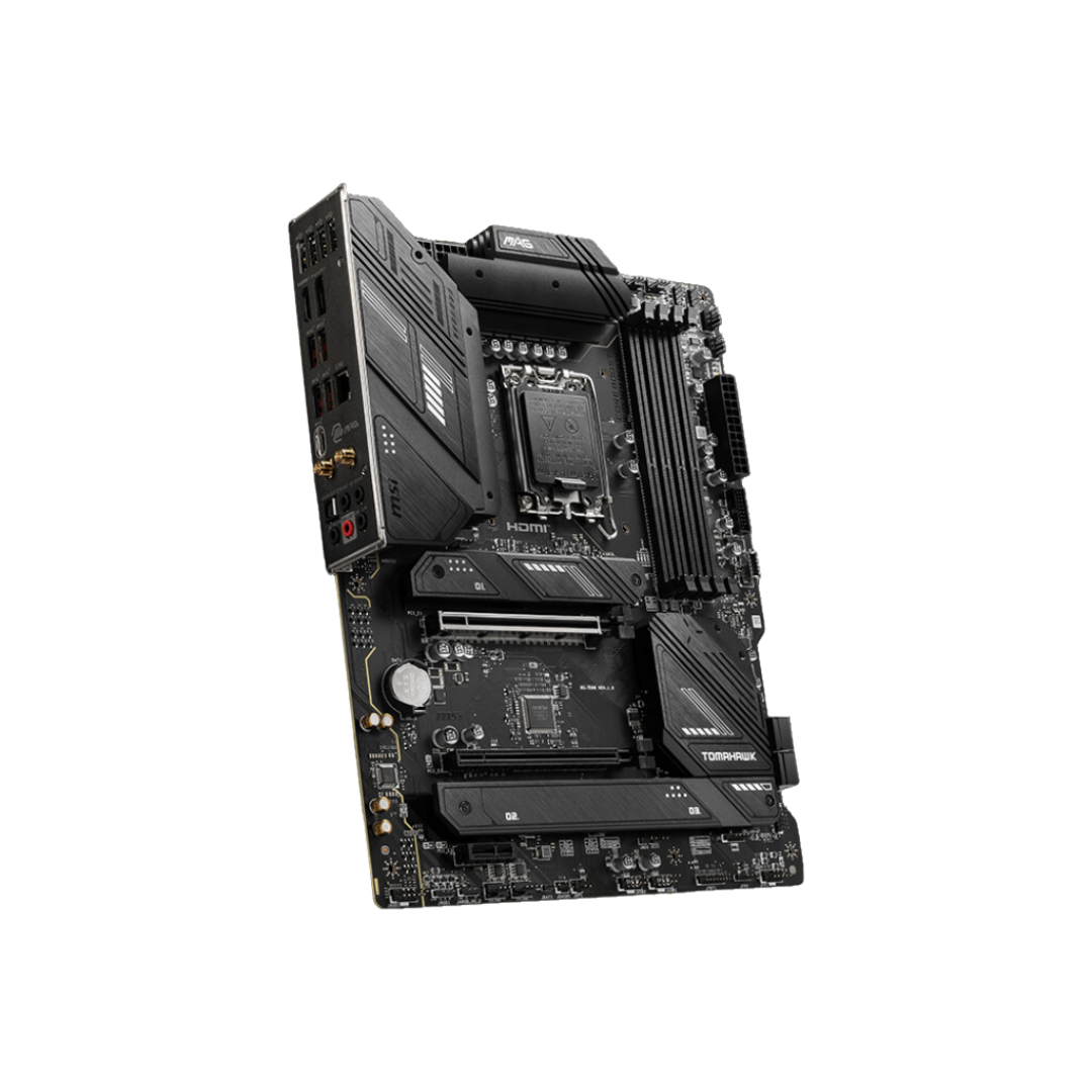 MSI MAG B760 TOMAHAWK WIFI DDR4 Motherboard - Intel 14th/ 13th/ 12th Gen CPU, Intel Wi-Fi 6E, Realtek 7.1-Channel Audio, PCIe 5.0 Slot