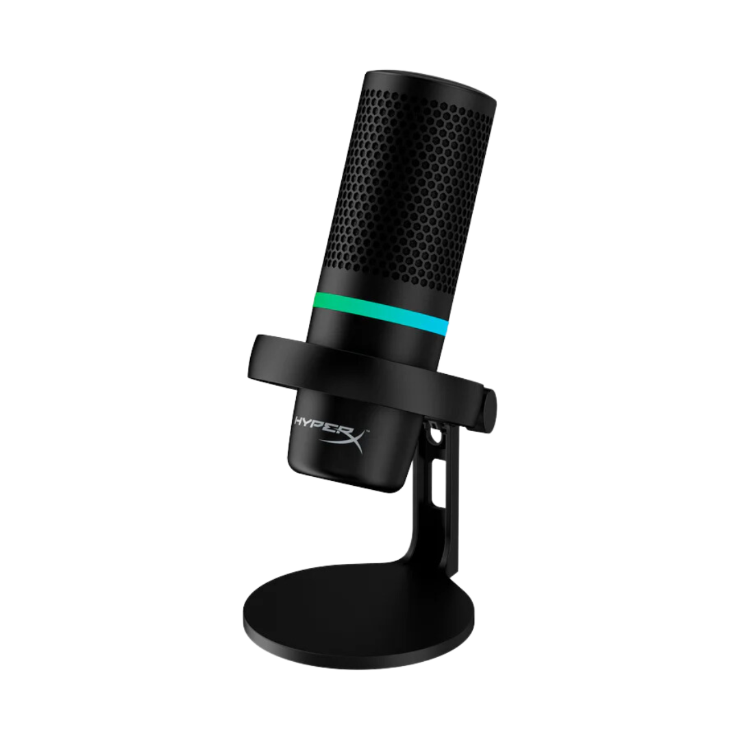HyperX DuoCast RGB USB Condenser Microphone (Black) - Cardioid & Omnidirectional, 20Hz-20kHz Frequency Response