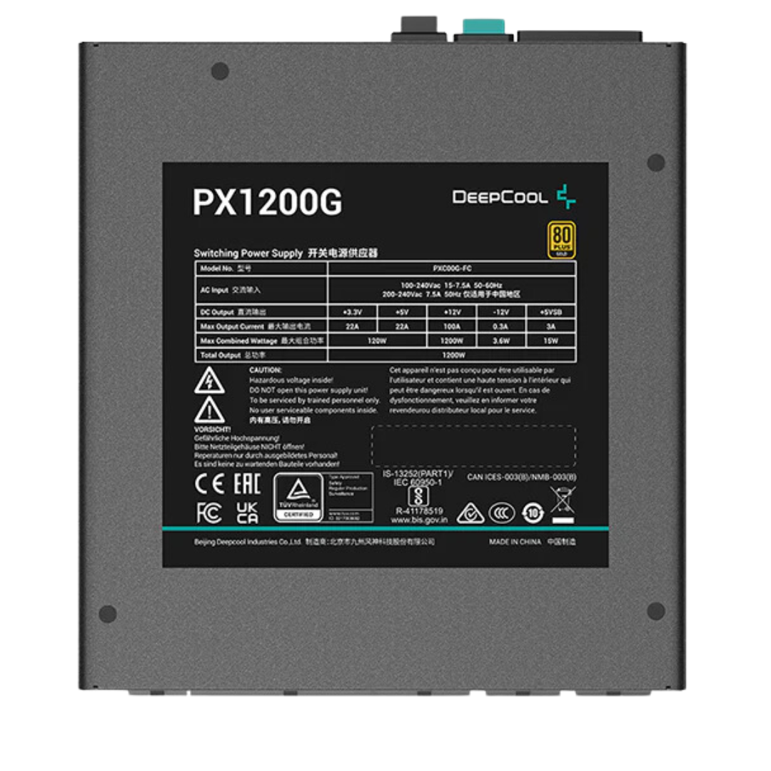 Deepcool PX1200G UK 80+ Gold Fully Modular Power Supply