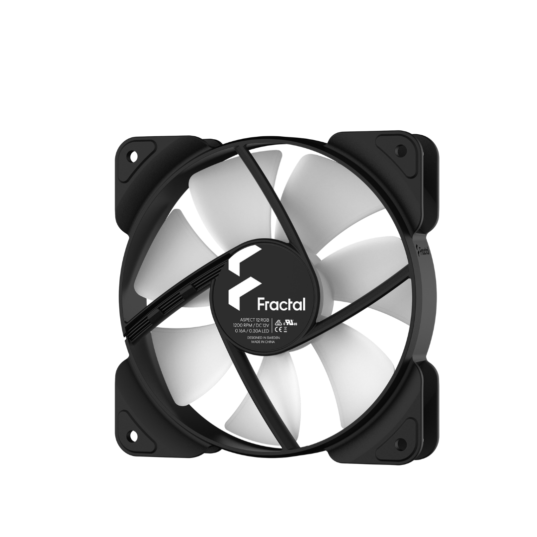 Fractal Design Aspect 12 RGB 120mm Case Fan Black Frame