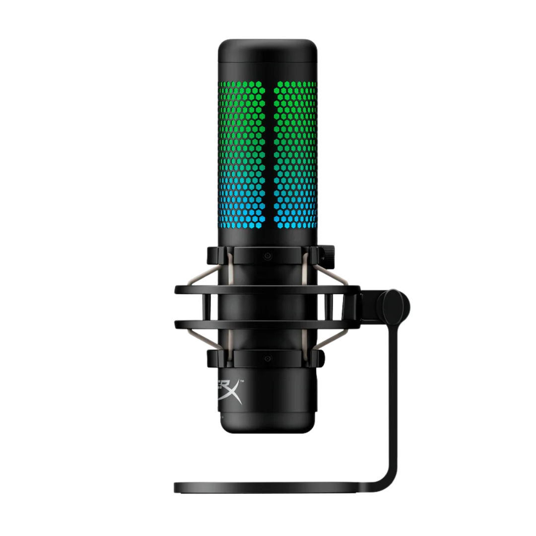 HyperX QuadCast S RGB USB Condenser Microphone - Three 14mm Electret Capsules