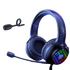 ONIKUMA X7 Pro Over-Ear Gaming Headset with Deep Bass and RGB LED - Black 400g Headphone Compatibility: PC, Android, Windows, iOS