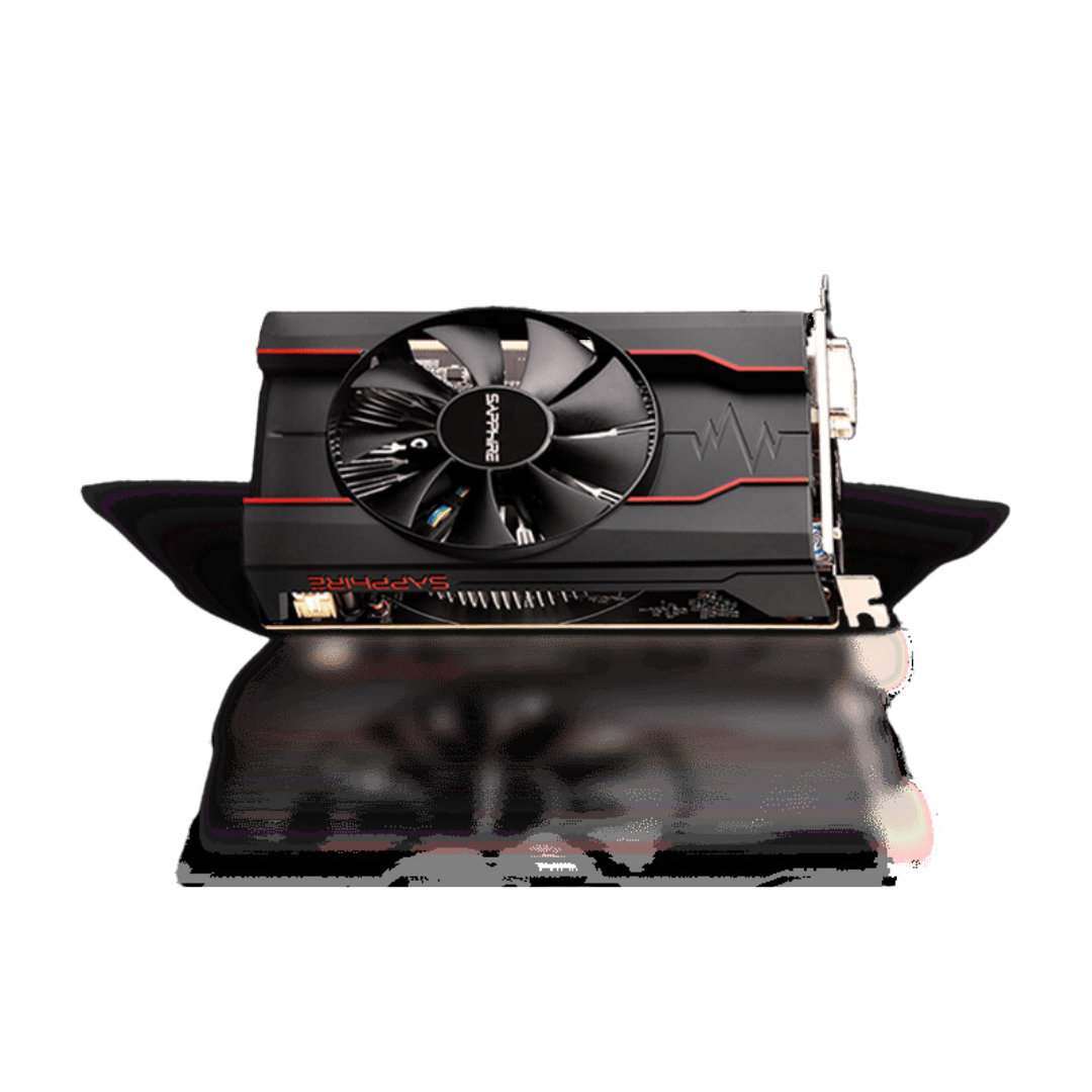 Sapphire RX 550 Pulse OC 4GB Graphics Card, 512 Stream Processors, 4GB GDDR5/128-bit Memory, Single Fan Cooling