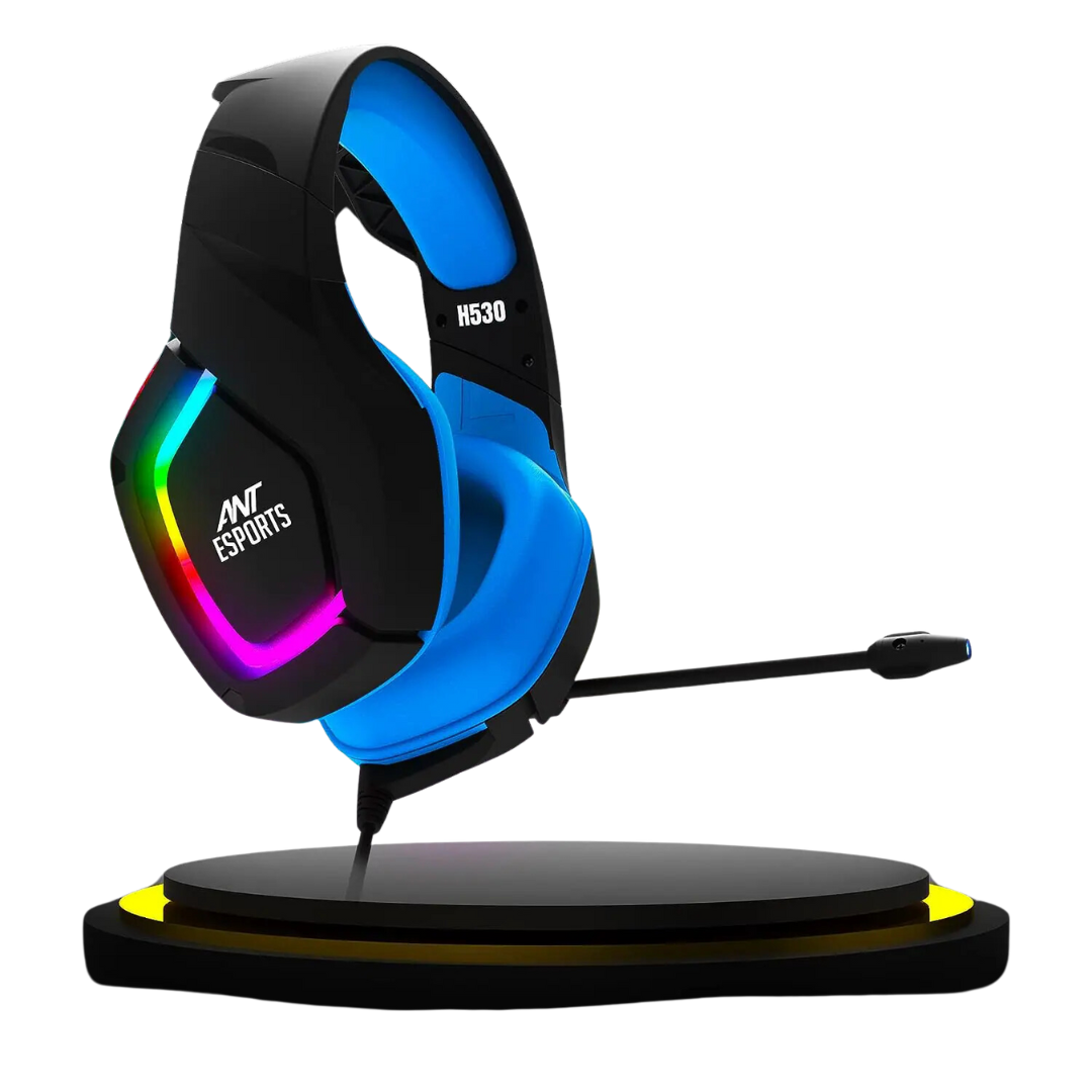 Ant Esports H530 RGB Gaming Headset - 40mm Speaker, 20Hz-20Khz Frequency, 32? Impedance