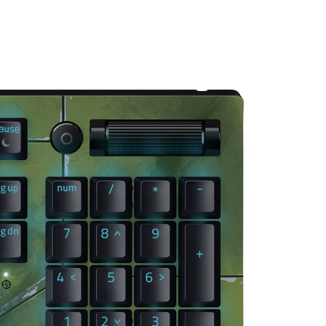 Razer BlackWidow V3 Halo Infinite Edition Gaming Keyboard, RZ03-03542600-R3M1, Razer™ Green Mechanical Switch, RGB Backlighting, Full Size, Wrist Rest, Doubleshot ABS Keycaps, 2 Year Warranty