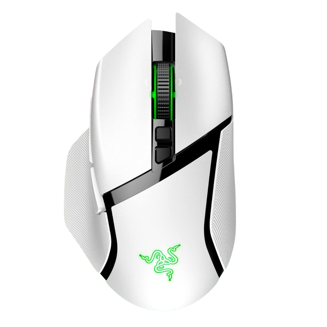 Razer Basilisk V3 Pro Wireless Gaming Mouse (White) 30000 DPI 90-hour Battery Life