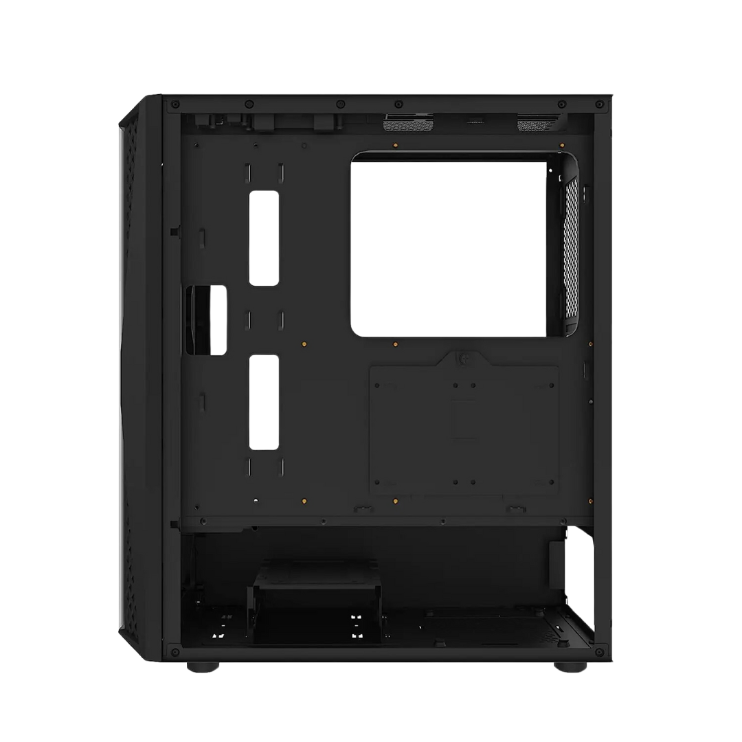 Ant Esports Chassis 220 Air Black - ATX/M-ATX/ITX, 340mm VGA, 160mm CPU, 3 Front Fans, 1 Rare Fan, 3.5Inch x2, 2.5Inch x2, 240/280/360mm Liquid Cooling Support, USB 3.0, 1 Year Warranty