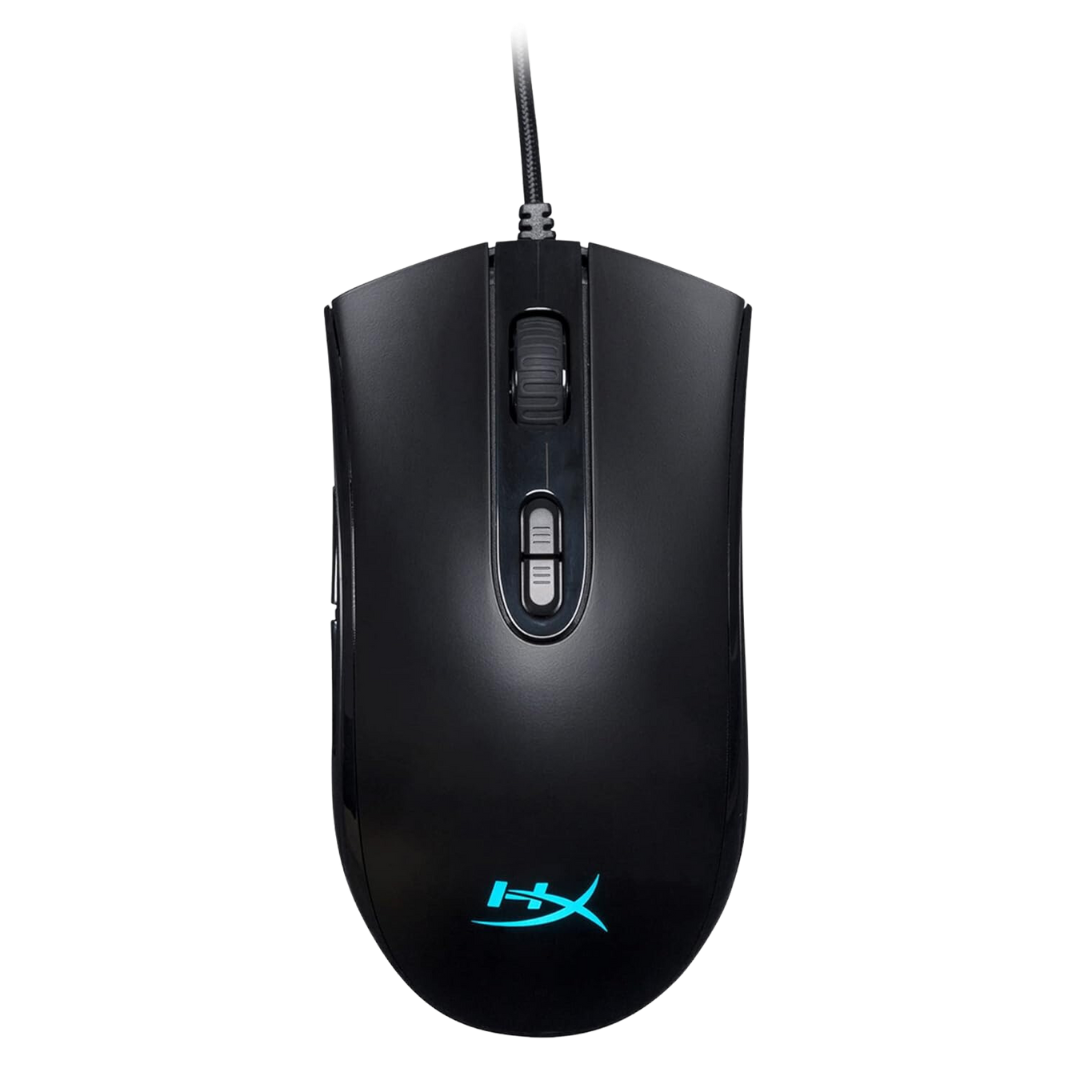 HyperX Pulsefire Core RGB Gaming Mouse - 6200 DPI, 7 Buttons, Symmetrical Shape