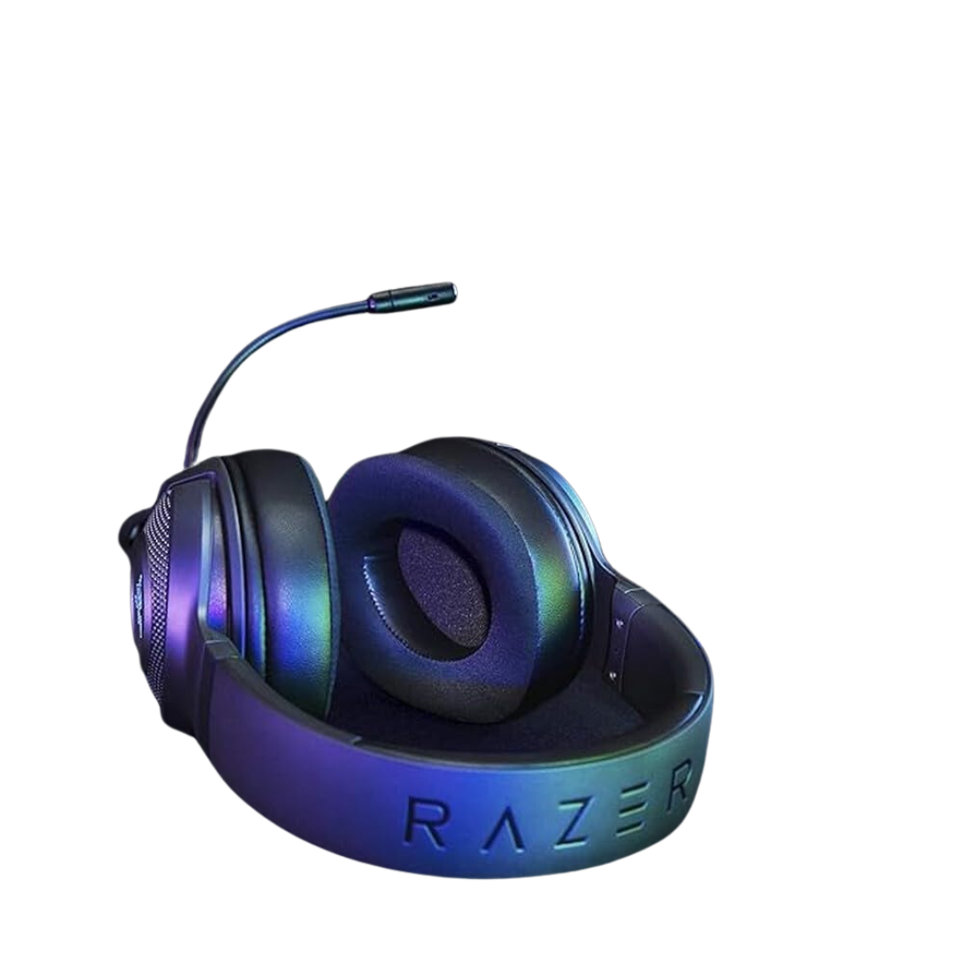 Razer Kraken V3 X USB Gaming Headset - TriForce Drivers, Oval Ear Cushions, HyperClear Cardoid Mic