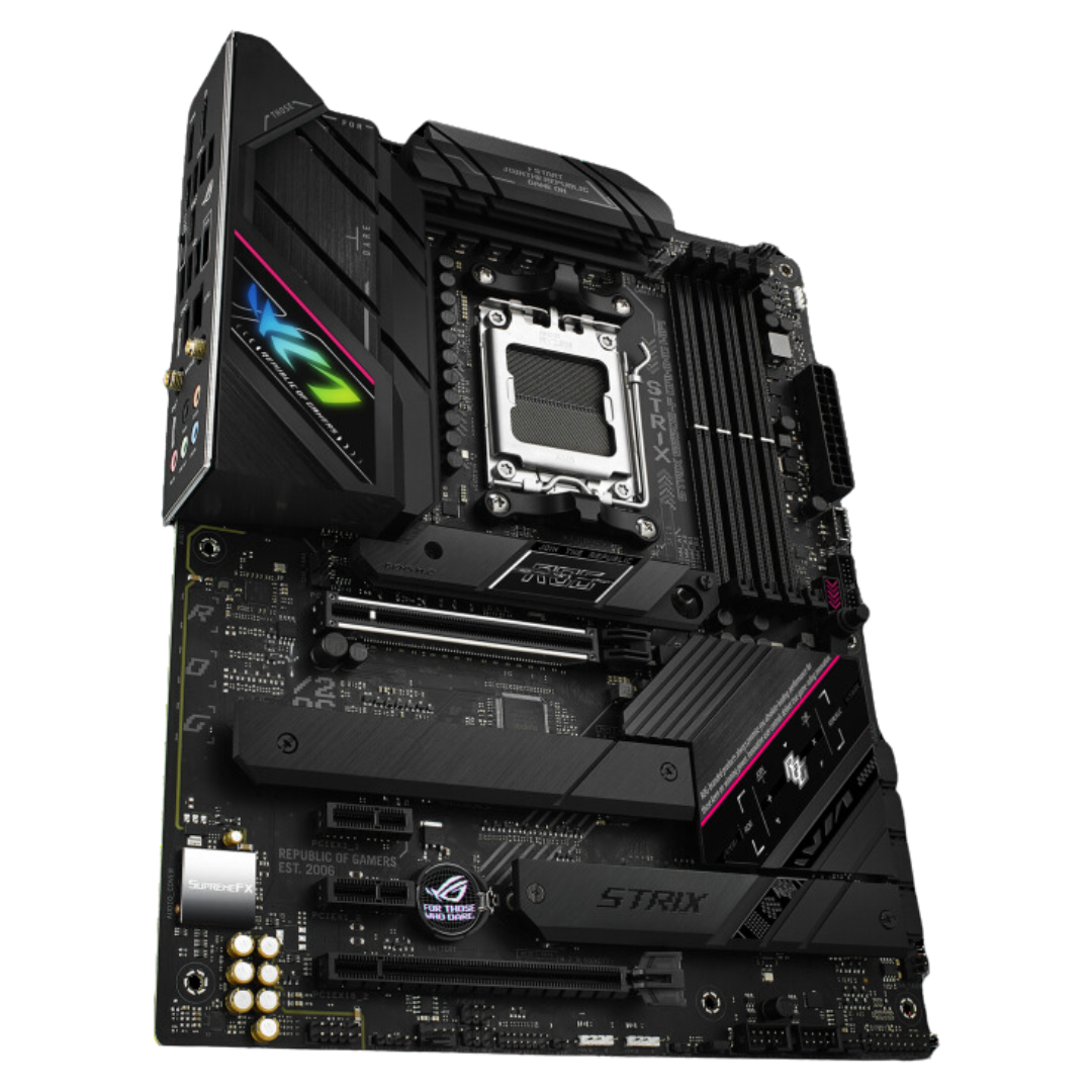 ASUS ROG STRIX B650E-F GAMING WIFI MOTHERBOARD - AMD Ryzen Support, Wi-Fi 6E, PCIe 5.0, 8K@60Hz DisplayPort