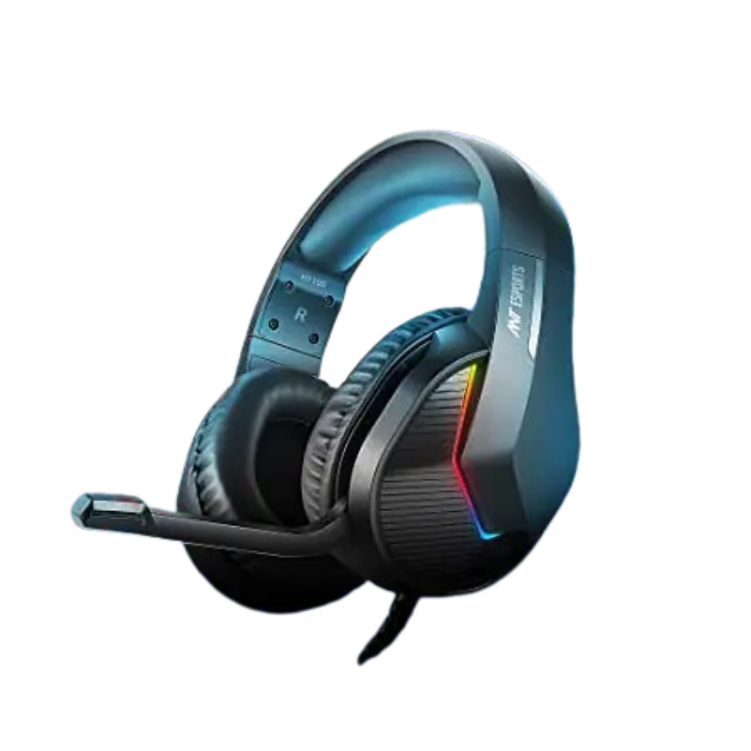 Ant Esports H1100 Pro Auto RGB Gaming Headset - 50mm Speaker, 20Hz-20Khz Frequency, USB+3.5mm 4pin Connectors