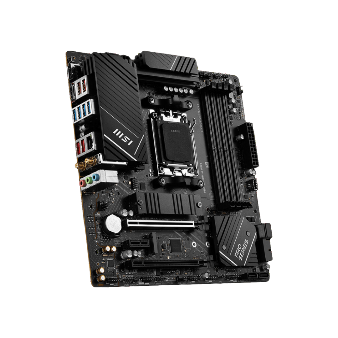 MSI PRO B650M-A WIFI DDR5 AM5 Motherboard with 2.5G LAN & Wi-Fi 6E