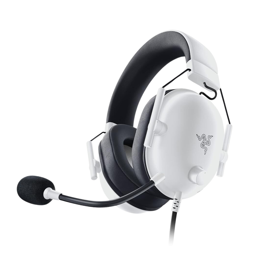 Razer BlackShark V2 X White Wired Esports Headphones