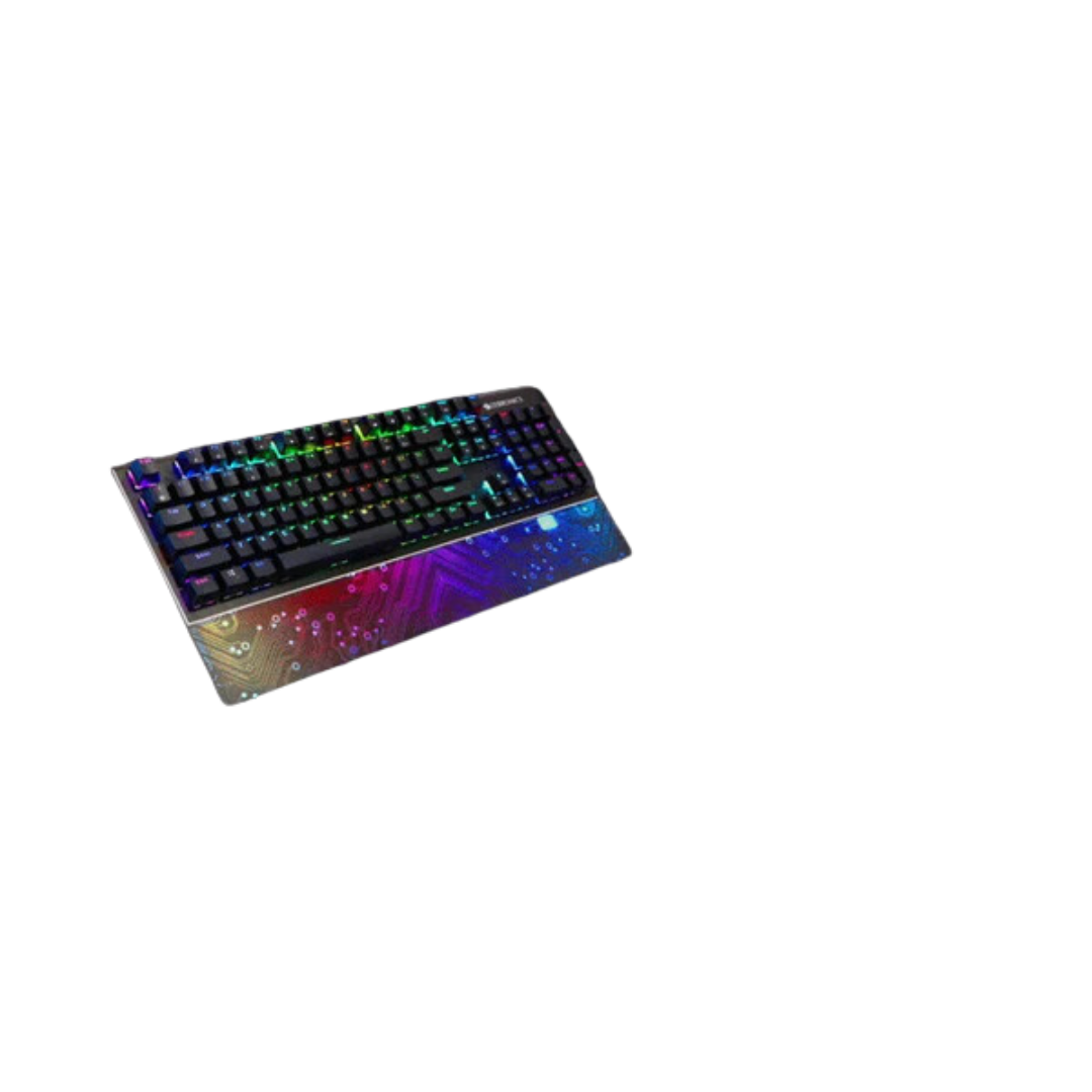 ZEBRONICS Max Chroma Mechanical USB Keyboard - 104 Keys - 12 Multimedia Keys - 80,000,000 Key Life Span