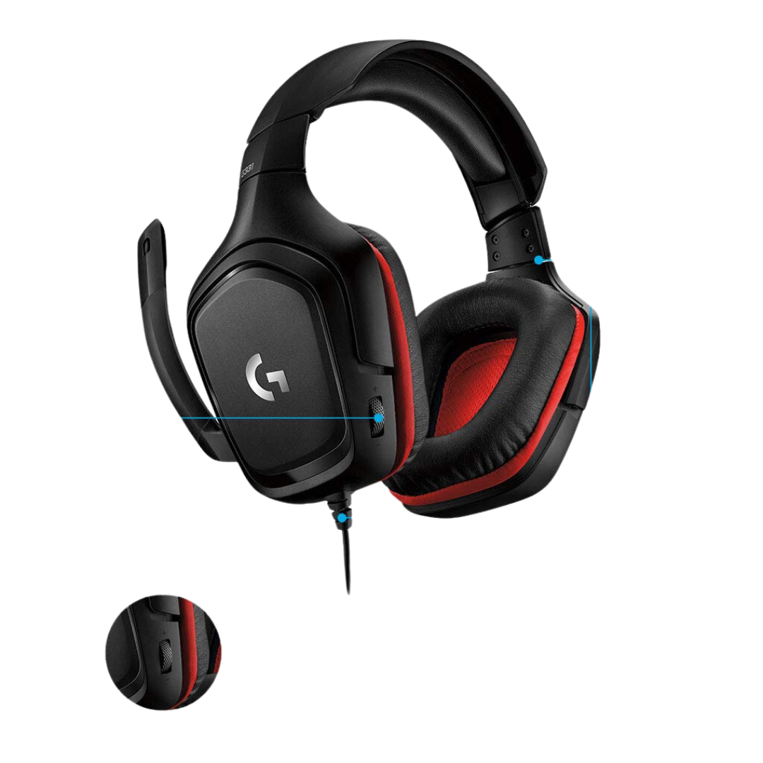 Logitech G331 Over-Ear Gaming Headphones