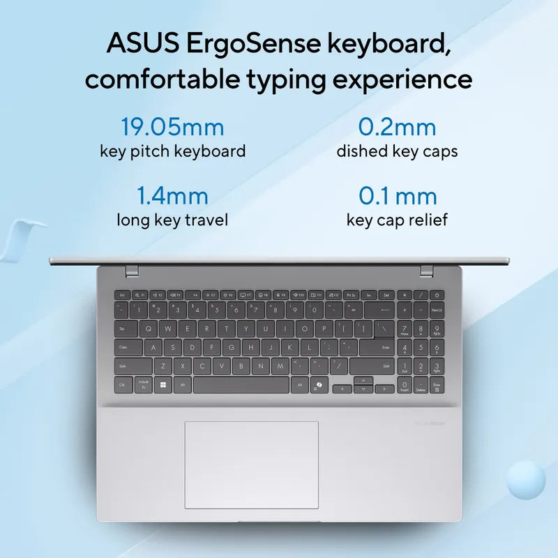ASUS Vivobook 16, Intel Core Ultra 5 Processor 225H, Intel Graphics, 16GB, 512GB M.2 NVMe PCIe 4.0 SSD, 16.0", X1607CA-MB142WS - | Buy Online at Shwetha Computers