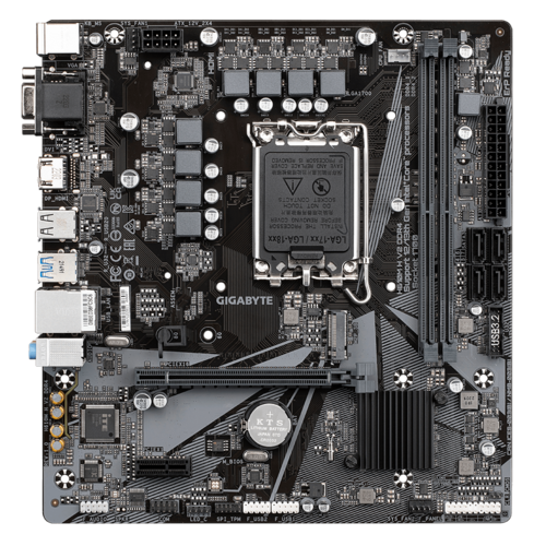 GIGABYTE H610M-H Motherboard - DDR4, Micro ATX, Essential Connectivity