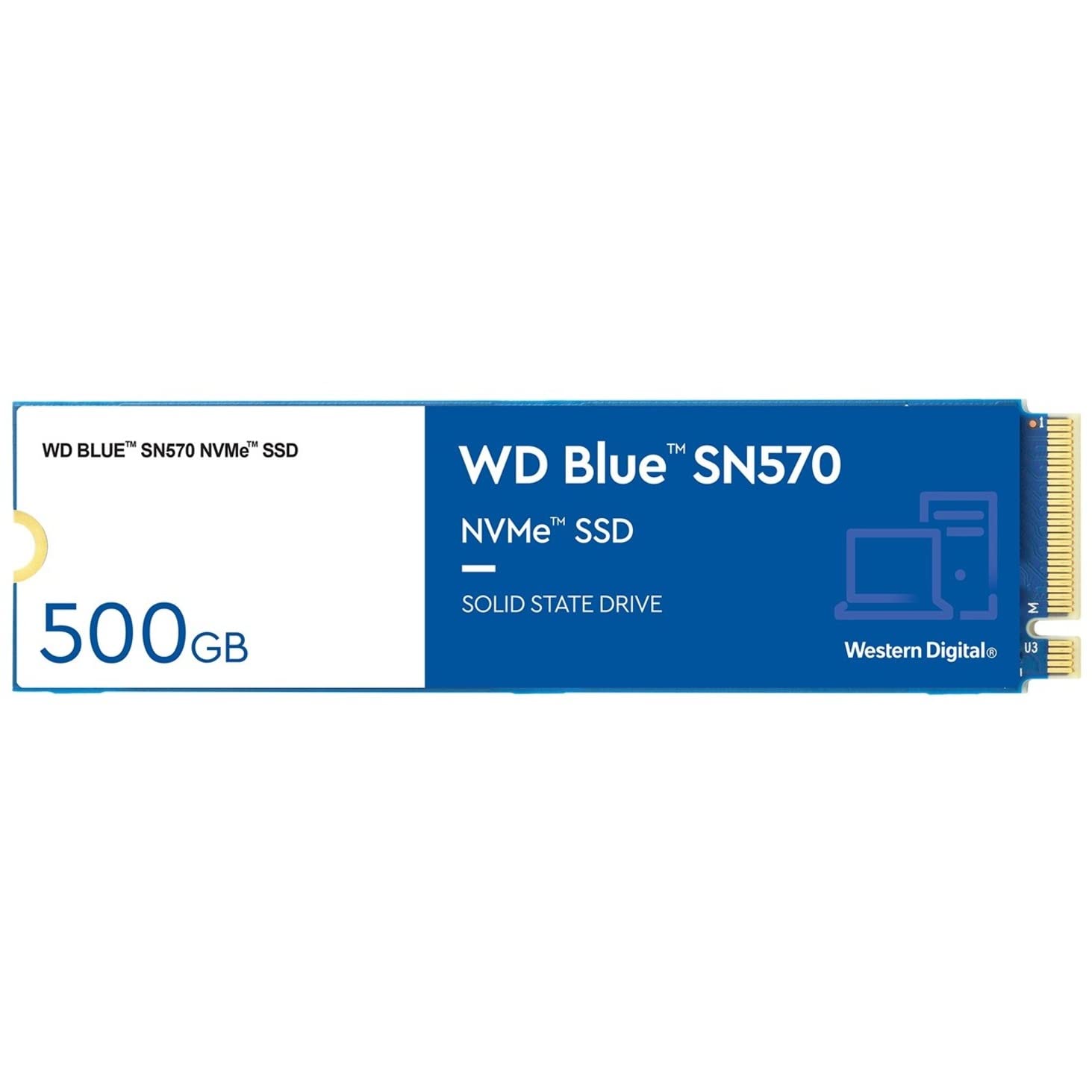 WD Blue 500GB SN570 PCIe Gen3 3D NAND Internal SSD