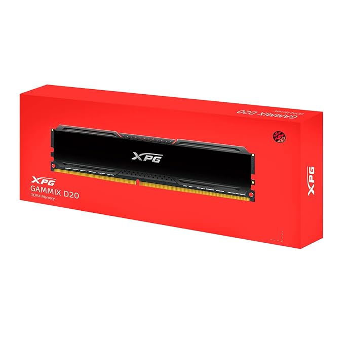 ADATA XPG Gammix D20 32GB CL16 DDR4 3200MHz Gaming RAM (AX4U320032G16A-CBK20)