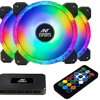 Ant Esports Royale flow RF120 ARGB Cabinet Fan (Triple Pack)