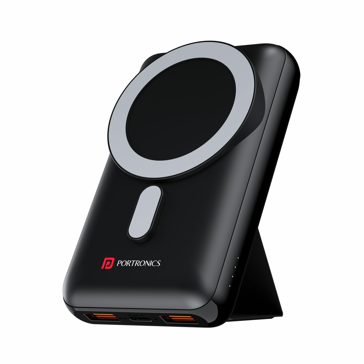 PORTRONICS Wirecell 10 Powerbank 15W Magnetic Wireless Power Bank with 22.5 Wired Output - | Buy Online at Shwetha Computers