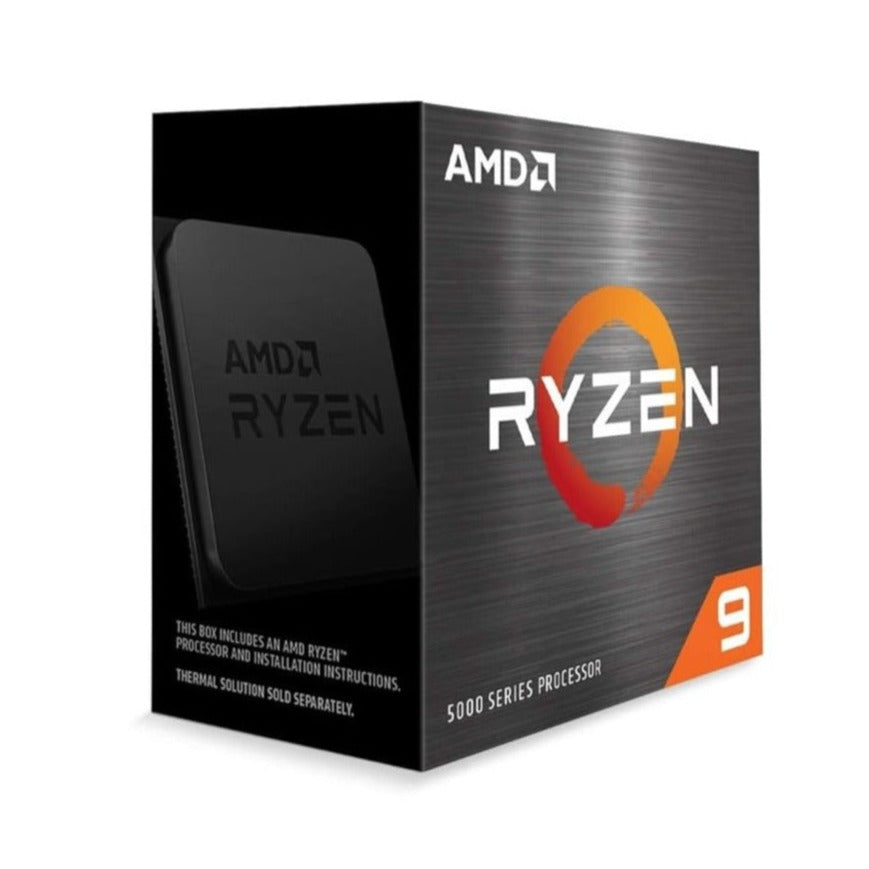 AMD Ryzen 9 5900X Processor with 12 Cores and 24 Threads, Up to 4.8GHz Max Boost Clock, 105W TDP, and AM4 CPU Socket