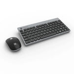PORTRONICS Key 2 Combo Multimedia Wireless Keyboard & Mouse 2.4 GHz Wireless | Tenkeyless Size | Single USB Receiver | High-Precision Mouse