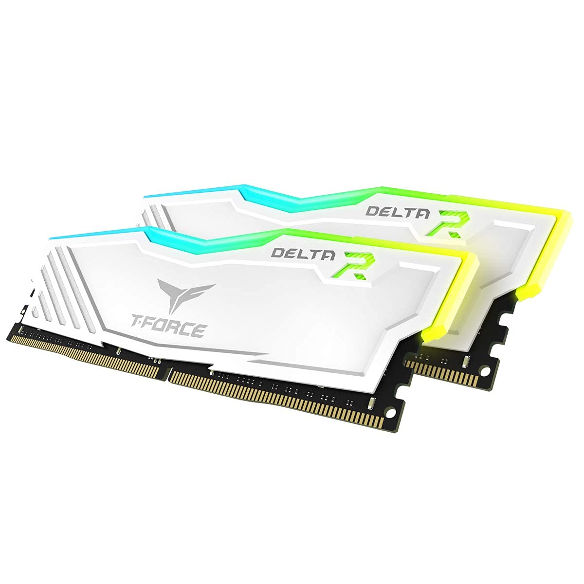 TEAMGROUP T-Force Delta RGB CL18 DDR4 32GB (16GBx2) 3600MHz Desktop RAM (White)