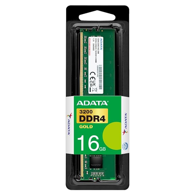ADATA Premier 16GB CL22 DDR4 3200MHz UDIMM Desktop RAM (AD4U320016G22-SGN)