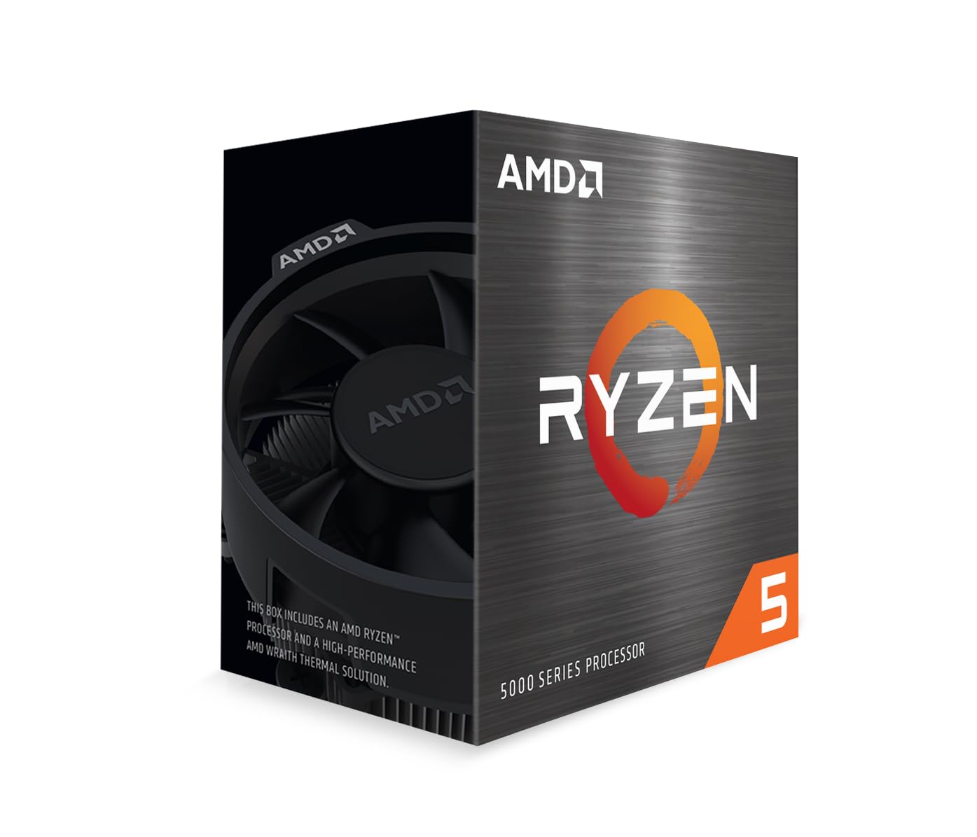 AMD Ryzen 5 5500 Processor - 6 Cores, 12 Threads, Base Clock 3.6GHz, Max Boost Clock 4.2GHz, AM4 Socket, 7nm FinFET Technology, 65W TDP