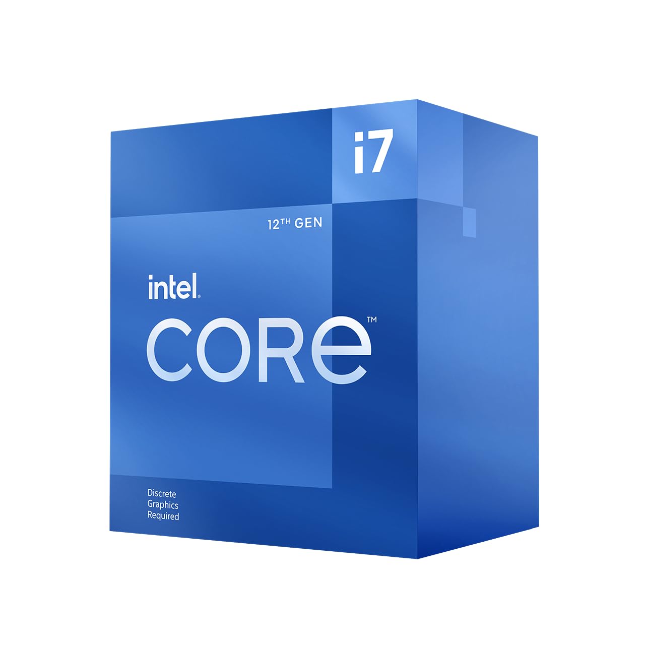 Intel Core i7-12700F 12th Gen Desktop Processor, 12 Cores, 20 Threads, 25 MB Cache, 4.90 GHz Turbo Boost Max, DDR5/DDR4 Memory Support, 65W TDP, LGA-1700 Socket - Alder Lake Series by Intel