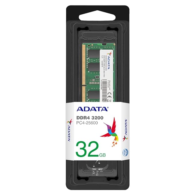 ADATA Premier 32GB DDR4 3200MHz SODIMM Laptop RAM (AD4S320032G22-SGN)