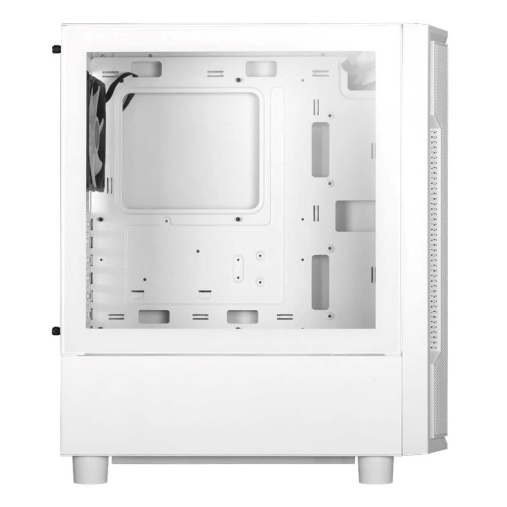Gamdias Athena M6 White ARGB Mid Tower Cabinet - 4x 120mm Fans