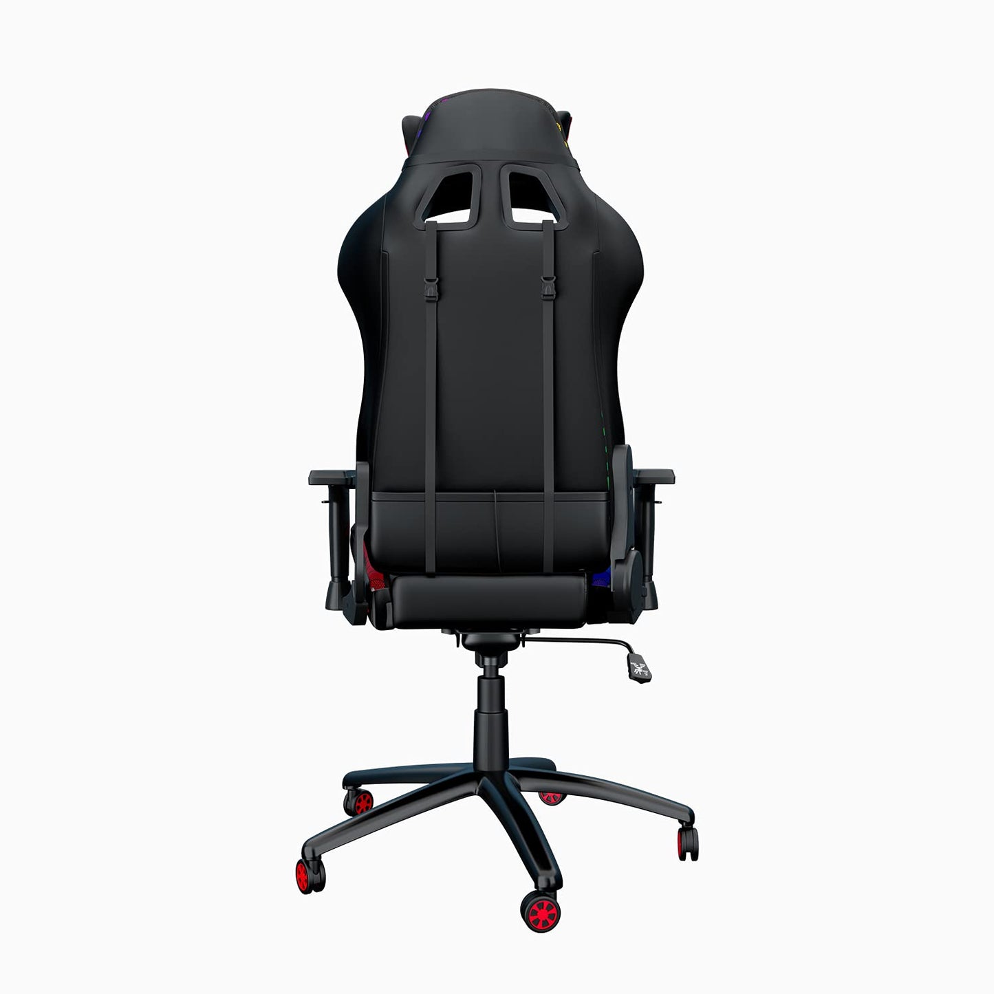 Zebronics Black With Red Gaming Chair (Zeb-GC3000) Wing Back, Adjustable Height, Faux Leather