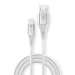 PORTRONICS Konnect B Plus 8 Pin USB Cable | Nylon Braided 8 Pin USB Cable With Metal Heads - White | Buy Online at Shwetha Computers