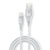 PORTRONICS Konnect B Plus 8 Pin USB Cable | Nylon Braided 8 Pin USB Cable With Metal Heads - White | Buy Online at Shwetha Computers