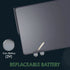 PORTRONICS Ruffpad 15" Re-Writable Writing Pad | Monocolor LCD | One-Tap Erase | 15 Inches Screen | Smart Lock